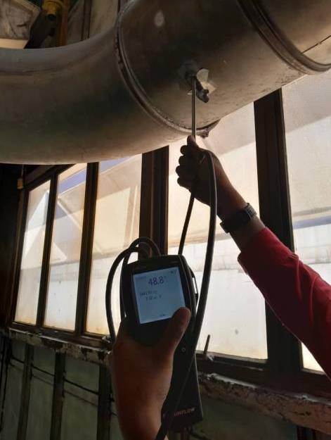 Local exhaust ventilation testing equipment for workplace air quality and DOSH compliance Malaysia