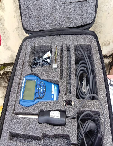 Professional ventilation assessment equipment for occupational health and industrial hygiene compliance